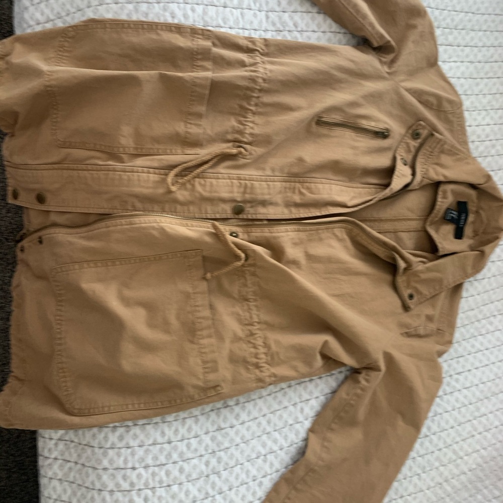 Forever 21 tan utilities jacket